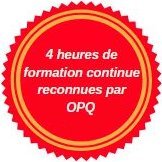 4hours of continuing education recognized by the Ordre des psychologues du Québec